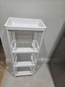 ikea vesken shelf unit, white