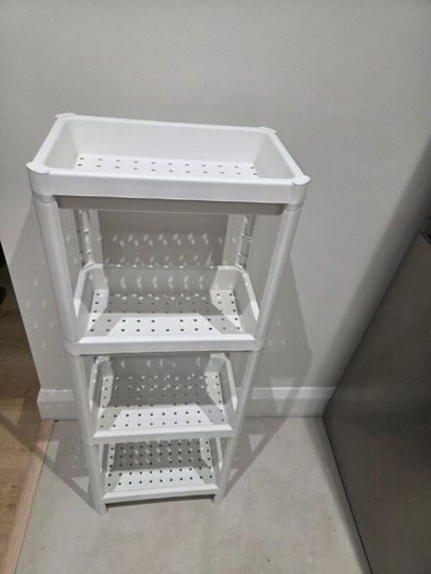 ikea vesken shelf unit, white
