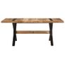 Dining Table 180x90x76 cm Rough Mango Wood Image 4