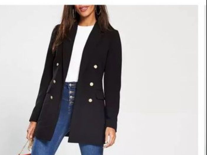 Women's beige longline military style jacket- V  by  Very - brand new never worn