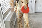 Marble trouser co ord