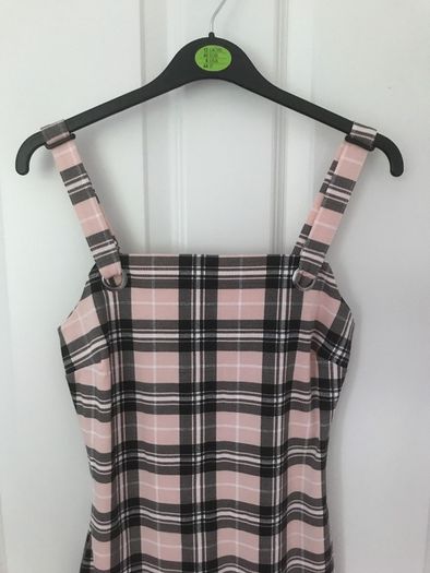 Boohoo pinafore dress