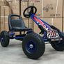 kids pedal go karts outdoor toys red green blue Image 2