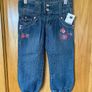 Brand new Dunnes Girls Blue Cuff End Jeans 3 years Image 3