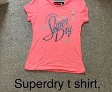 Superdry t shirt, never worn, size 12