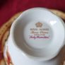 Antique 21 Piece Royal Albert Lady Hamilton Bone China Tea Set For 6 Person Setting Made In England Image 10