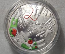 Lithuania 5 Euro Silver (.925) Proof Coin 2022 - Zuikis Puikis - Tales from My Childhood