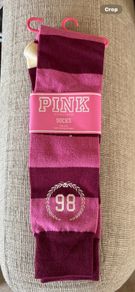 Pink Victoria Secret socks