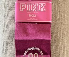 Pink Victoria Secret socks
