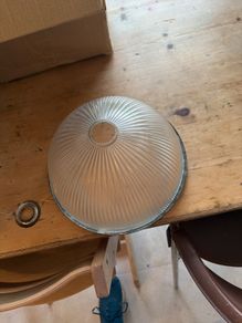 Glass lampshade