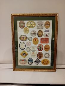 Guinness labels collage print