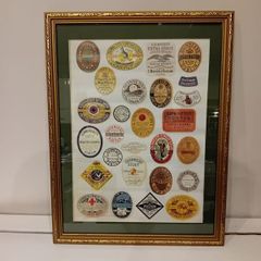 Guinness labels collage print