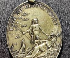A silver-gilt membership medal for the Beggar's Benison Club, Anstruther, Scotland, second half 18th century