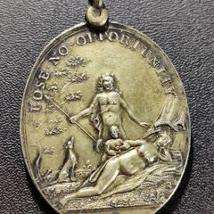 A silver-gilt membership medal for the Beggar's Benison Club, Anstruther, Scotland, second half 18th century