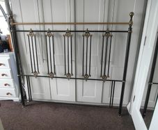 Antique headboard