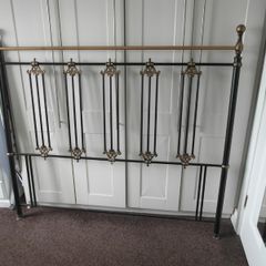 Antique headboard