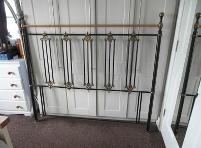 Antique headboard