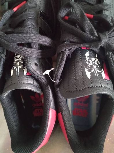 Adidas Superstar Star Wars Darth Vader Trainers Very Very Rare New Boxed
