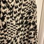 F&F Houndstooth Print Collared Blouse in Multi Black White Image 5