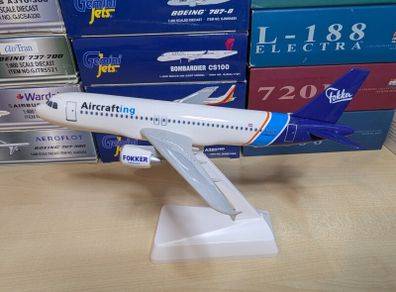 Fokker Aircrafting 1:200 scale model airplane, Airbus A320 aircraft, NEW