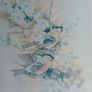 3 framed pastel vintage anni moller prints Image 4