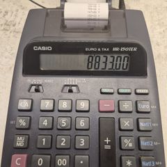 Casio Calculator with 15 Spare Rolls