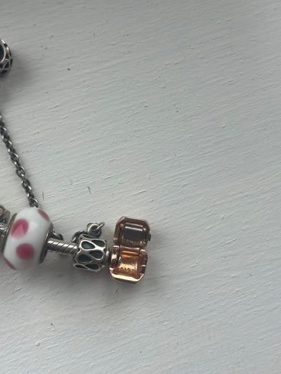 Pandora Silver Womens Bracelet with 13 charms