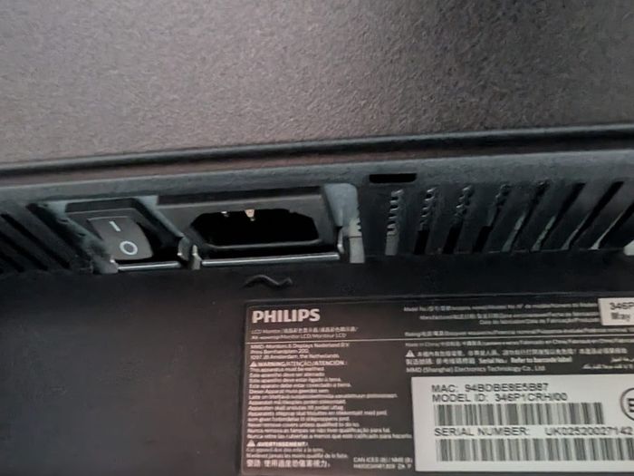 PHILIPS 346P1CRH - 34 Inch QGHD Curved ultrawide Monitor