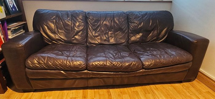 3 Seater Leather Sofa