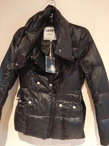 New feather jacket black tag attached