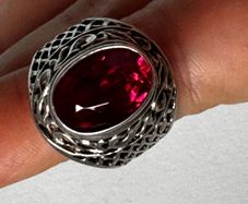 Vintage Sterling Silver Statement Ring