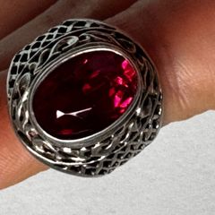 Vintage Sterling Silver Statement Ring
