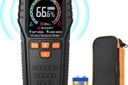 Pinless Moisture Meters - with Backlit LCD Screen Non-Invasive Damp Meter Detects up to 3/4-Inch Below Surface for Non-Destructive Moisture Detection Wallboard Masonry Hardwood and Softwood