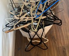 Felt and mixed clothes hangers