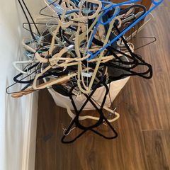 Felt and mixed clothes hangers