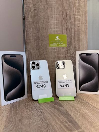 15Pro Max 512Gb! Unlocked in Box! Shop D15