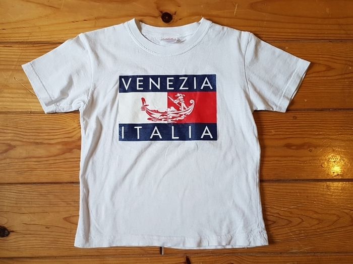 Age 5 White Venezia Teeshirt