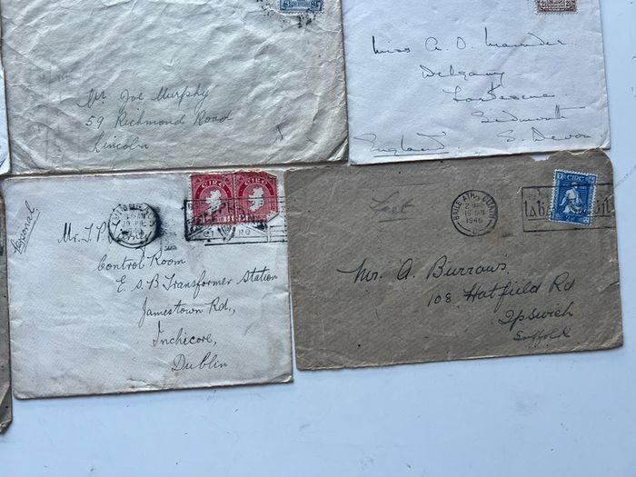 Irish 1930s 1940s Envelopes WW2 era 20 covers