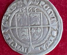 1563 Elizabeth 1st 6 pence Hammered coin