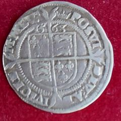 1563 Elizabeth 1st 6 pence Hammered coin