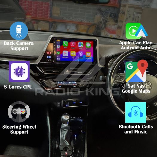 Premium Carplay Toyota C-hr Android Auto Audio