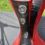 Beautiful Massive Tall Red/Black Vase Image 2