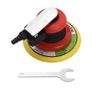 6 inches Pneumatic Orbital Sander Air Grinder 6" Vacuum Eccentric Polishing/Grinding Machine Sanding Waxing Tools for Car Wall Wood Metal Image 2