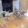 brass horse with the carriage Image 2