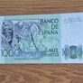 Pre Euro Spain Peseta Banknotes 1979 1980 series Image 6