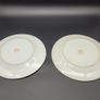 Chinese Early 20th century hand painted plates Famille Rose Pair Image 6