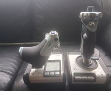 X52 Flight Control System Flight Stick & X52 Throttle for Saitek PC Flight Games