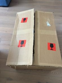 Very large cardboard box