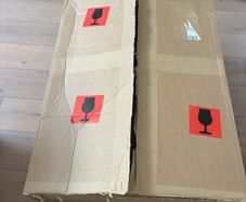 Very large cardboard box