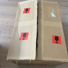 Very large cardboard box